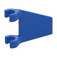 Flag 2 x 2 Trapezoid with Flat Area between Clips (Blue)