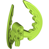 Large Figure Weapon, Claw, Climbing Claw / Kodan Ball Half (Toa Nuva) (Lime)