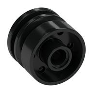 Wheel 18 x 14 with Pin Hole, Fake Bolts and Shallow Spokes (Black)
