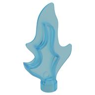 Duplo Wave (Fire, Water, Flame) 2 x 1 x 5 with Non-Marbled Tip (Trans-Light Blue)