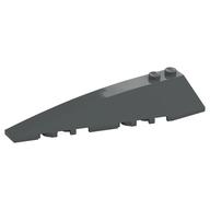Brick Wedged, Curved 10 x 3 Left (Dark Bluish Gray)