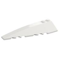 Brick Wedged, Curved 10 x 3 Left (White)
