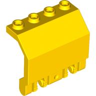 Hinge Panel 2 x 4 x 3 1/3 Locking Dual 2 Fingers (Yellow)