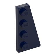 Wedge Plate 4 x 2 Right (Dark Blue)