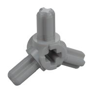 Technic Axle Connector Hub with 3 Axles at 120° (Light Bluish Gray)