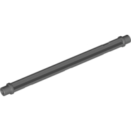 Street Sweeper Brush Axle 1 x 8 (Dark Bluish Gray)