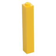 Brick 1 x 1 x 5 with Solid Stud (Yellow)