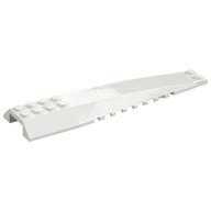 Brick Wedged, Curved 16 x 4 Triple with Inner Ridges (White)