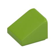 Brick Sloped 30° 1 x 1 x 2/3 (Cheese Slope) (Lime)