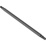 Flexible Ribbed Hose 8mm Ends 19L (Black)