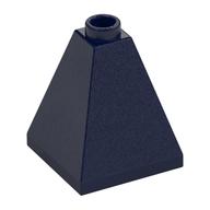 Brick Sloped 75° 2 x 2 x 2 Quadruple Convex (Dark Blue)
