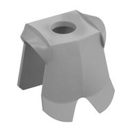 Minifig Neckwear Armor Breastplate with Leg Protection [Plain] (Pearl Light Gray)