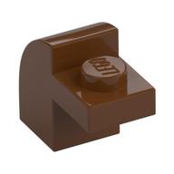 Brick Curved 1 x 2 x 1 1/3 with Curved Top (Reddish Brown)