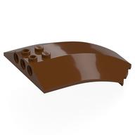 Windscreen 8 x 6 x 2 Curved (Reddish Brown)
