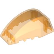 Windscreen 6 x 4 x 2 Wedge Curved (Trans-Orange)