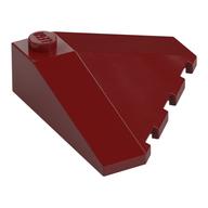 Brick Wedged, Sloped 18° 4 x 4 Corner (Dark Red)