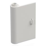 Door 1 x 3 x 4 Left - Open Between Top and Bottom Hinge (White)