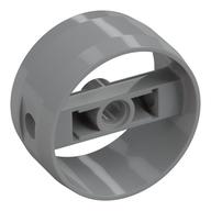 Technic Cylinder 4 x 4 with Pin Holes and Centre Bar, Closed Sides on Bar (Light Bluish Gray)