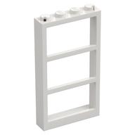 Window 1 x 4 x 6 Frame with 3 Panes (White)
