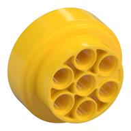 Wheel 31 x 15 Technic, 7 Pin Holes (Yellow)
