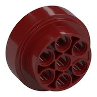 Wheel 31 x 15 Technic, 7 Pin Holes (Dark Red)