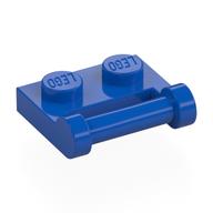Plate Special 1 x 2 [Side Handle Closed Ends] (Blue)