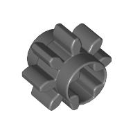 Technic Gear 8 Tooth (Dark Bluish Gray)