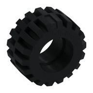 Tyre 21 x 12 with Offset Tread Small Wide and Beveled Tread Edge (Black)