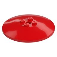 Dish 6 x 6 Inverted (Radar) with Solid Studs (Red)