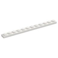 Plate 1 x 12 (White)