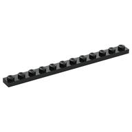 Plate 1 x 12 (Black)
