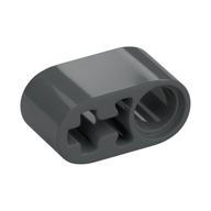 Technic Beam 1 x 2 Thick with Pin Hole and Axle Hole (Dark Bluish Gray)
