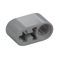 Technic Beam 1 x 2 Thick with Pin Hole and Axle Hole (Light Bluish Gray)