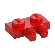 Hinge Plate 1 x 2 Locking with 2 Fingers on Side, 9 Teeth (Red)