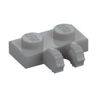 Hinge Plate 1 x 2 Locking with 2 Fingers on Side, 9 Teeth (Light Bluish Gray)