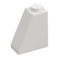 Brick Sloped 65° 2 x 1 x 2 (White)