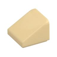 Brick Sloped 30° 1 x 1 x 2/3 (Cheese Slope) (Tan)