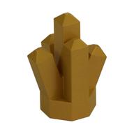 Rock 1 x 1 Crystal 5 Point (Pearl Gold)