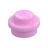Plate Round 1 x 1 with Solid Stud (Bright Pink)