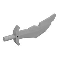Weapon Sword / Scimitar Notched Blade (Pearl Light Gray)