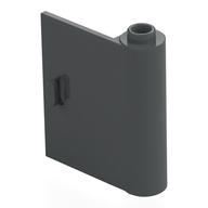 Door 1 x 3 x 3 Right - Open Between Top and Bottom Hinge (Dark Bluish Gray)
