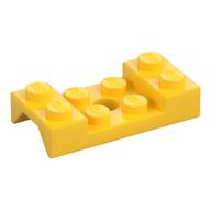 Wheel Arch, Mudguard 2 x 4 Studded with Hole (Yellow)