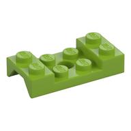 Wheel Arch, Mudguard 2 x 4 Studded with Hole (Lime)