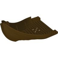Boat Hull Section, Viking Bow / Stern (Dark Brown)