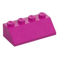 Brick Sloped 45° 2 x 4 (Magenta)
