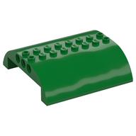 Brick Curved 8 x 8 x 2 Double (Green)