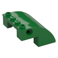 Brick Curved 4 x 4 x 2 with Holes (Green)