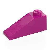 Brick Sloped 33° 3 x 1 (Magenta)