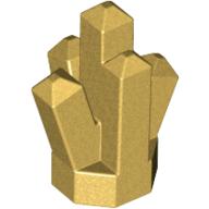 Rock 1 x 1 Crystal 5 Point (Metallic Gold)