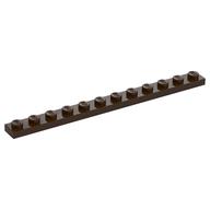 Plate 1 x 12 (Dark Brown)